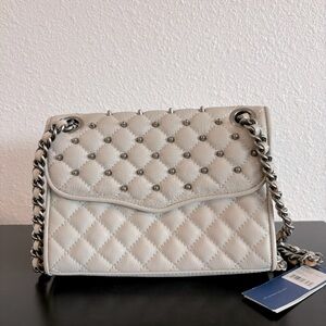 Rebecca Minkoff Quilted Mini Affair with Studs Leather Bag